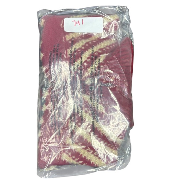 Kids Vintage Handmade Red Snowflake Fair Isle Knit Sweater Collar Button 3T est - Picture 6 of 6